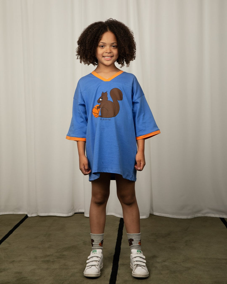 mini rodini squirrel dress Mini Rodini Organic Oversize T-Shirt 