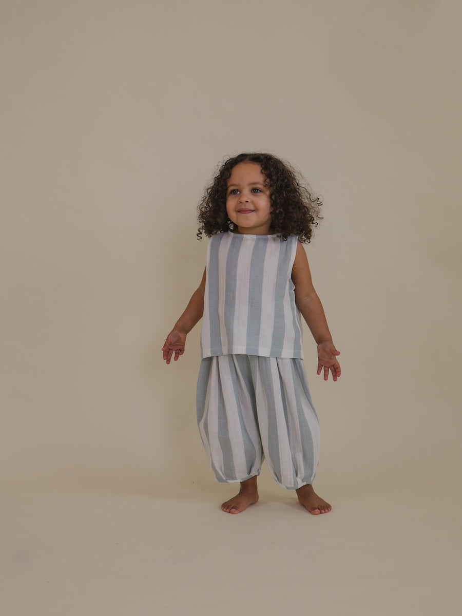 【organic zoo】Sardine Stripes Resort Pant Organic Zoo Organic Muslin Resort Pants “Sardine Stripes” – KND