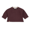 Soft Fleece Sweater "Felix", melanzana