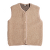 ADULT Wool Vest “Po Sand Brown”