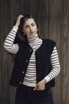 ADULT Wool Vest "Tyb Deep Black"