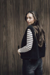ADULT Wool Vest "Tyb Deep Black"