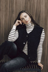 ADULT Wool Vest "Tyb Deep Black"