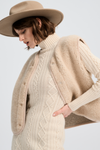 ADULT Wool Vest "Tyb Sand Brown"