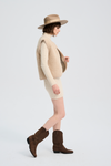 ADULT Wool Vest "Tyb Sand Brown"