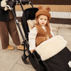 Schaffell Kinderwagen Fusssack "Milk"