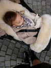 Schaffell Kinderwagen Fusssack "Milk"