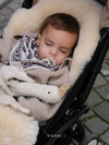 Schaffell Kinderwagen Fusssack "Milk"