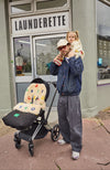 BOBO CHOSES x BINISheepskin Stroller Footmuff "Letterland" - Universal Fit