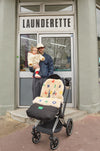 BOBO CHOSES x BINISheepskin Stroller Footmuff "Letterland" - Universal Fit