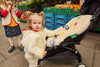 BOBO CHOSES X BINI Schaffell Sitzauflage "Letterland"