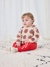 Baby Organic Leggings "Red"