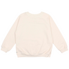 Organic Fleece Sweatshirt "Surf and Sun", ivory