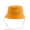 Reversible sun hat "Sunshine / Ocre Striped"