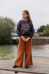 Organic Sweatshirt "New York" - asphalt