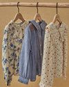 Smock-Bluse "Chambray"