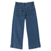 Jeans Hose mit Kreuzstich-Stickerei