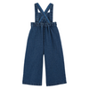 Latzhose mit Kreuzstich-Stickerei, denim