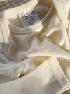 Merino Langarm Body "Erba Beige Melange"
