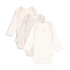 Langarm Body "Fio Prato Fiori" OCS, 3er Pack