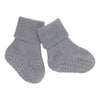 Non-Slip Socks Merino Wool "grey melange"