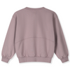 Organic Bomber Sweatshirt mit Reissverschluss "Berry"