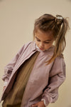 Organic Bomber Sweatshirt mit Reissverschluss "Berry"