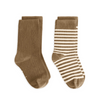 Organic Ripp Socken "Woody - Cream", 2er Pack