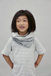 Organic Rundschal "Endless Scarf Grey Melange"