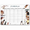 Timetable "Animals", DIN A4