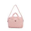 Puppen Wickeltasche "Doll Bag Powder Pink Check"