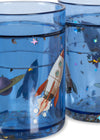 Glitzer Becher "Glitter Cups Outer Space" 2er Set