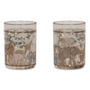 Glitzer Becher "Glitter Cups Safari" 2er Set