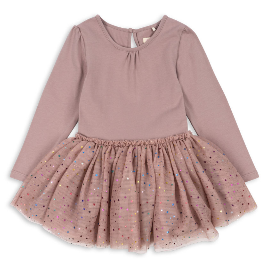 Konges Sljd Ballerina Dress "Fairy Etoile Multi Shadow" KND Konges Sljd Ballerina Dress "Fairy Etoile Multi Shadow" KND