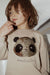 Sequin Sweatshirt "Lou Panda Oxford Tan"