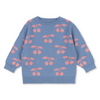 Organic Knit Sweater “Lapis Purple Impression” GOTS