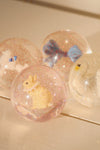 Bouncing Ball Set "Cherry / Swan", 2 pieces
