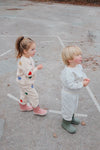 Organic Sweatshirt "Lou Terry Multi Heart" OCS