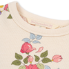 Organic Sweatshirt "Loupy Lou Fleuri" GOTS