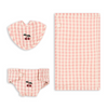 Puppen Pflege-Set "Doll Nursery Set Powder Pink Check"