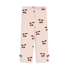 GOTS Leggings "Drey Ma Grande Cerise Peony", 7-8J (122/128)