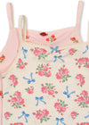 Organic Träger-Unterhemden "Bella Rosita / Rosa Pink" GOTS, 2er Set
