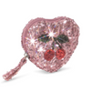 Sequin Heart Wallet "Tut Mellow Rose"