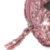 Sequin Heart Wallet "Tut Mellow Rose"