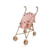 Puppen-Kinderwagen "Doll Stroller Powder Pink Check"