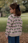 Knit Cardigan "Belou Cherry"