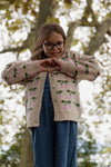 Knit Cardigan "Belou Cherry"