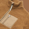 ADULT Sherpa Jacke "Nelson Pile Jacket Golden Caramel Oat Mix"