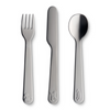 Besteck Set "Nadine Cutlery Set Steel" 3-teilig