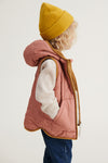 Reversible Thermal Vest "Diana Tuscany Rose Mix"